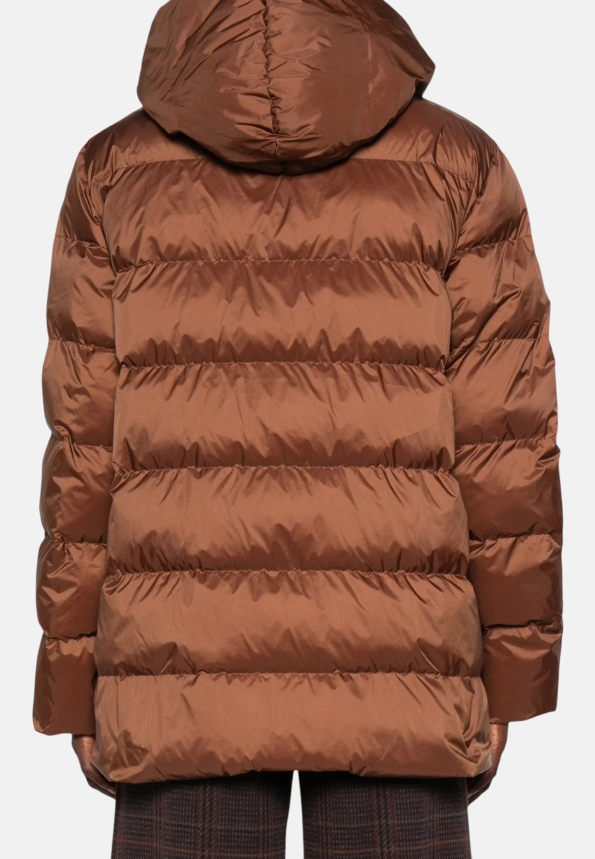 Piumino Midi Imbottito in Luxepad Ultra Fine MAX MARA Caramello