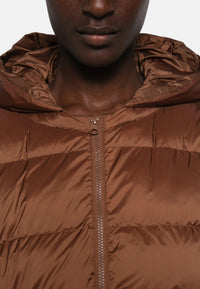 Piumino Midi Imbottito in Luxepad Ultra Fine MAX MARA Caramello