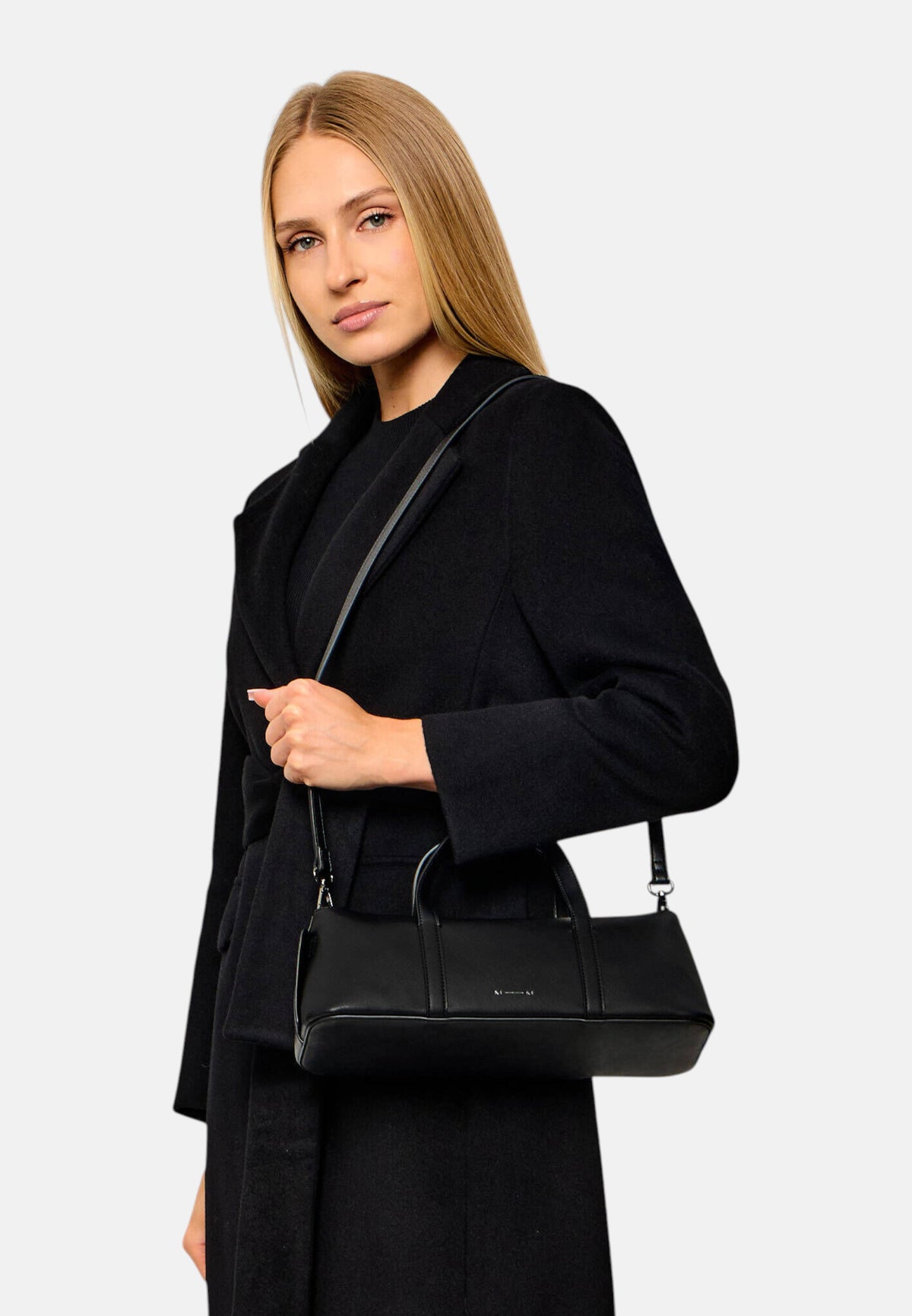 Borsa a tracolla da donna in similpelle MMLMOSCHEA Nero