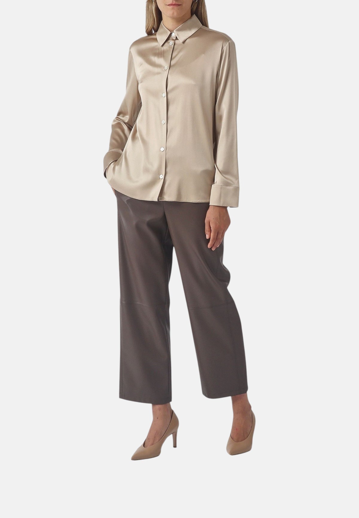 Pantalone Donna Max Mara in jersey. Testa Moro
