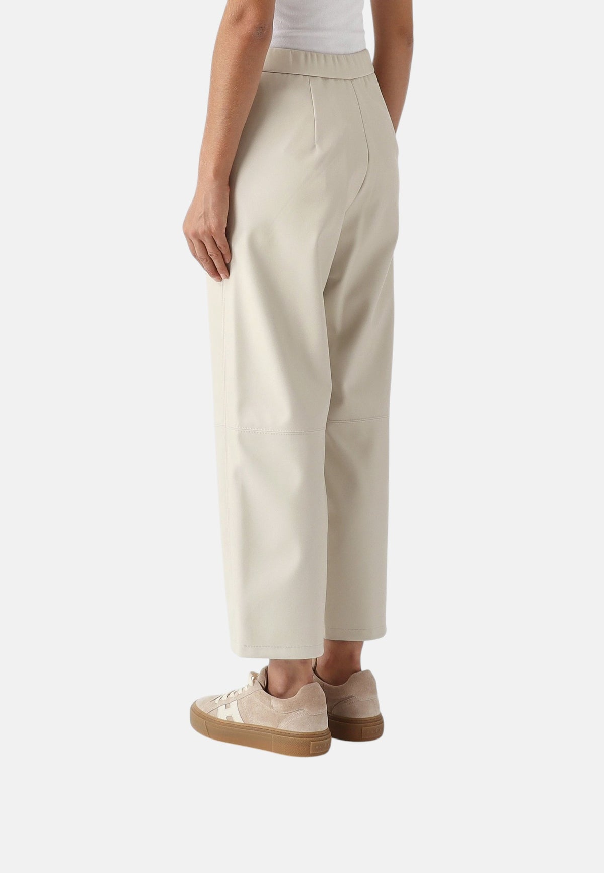 Pantalone Donna Max Mara in jersey. Sabbia