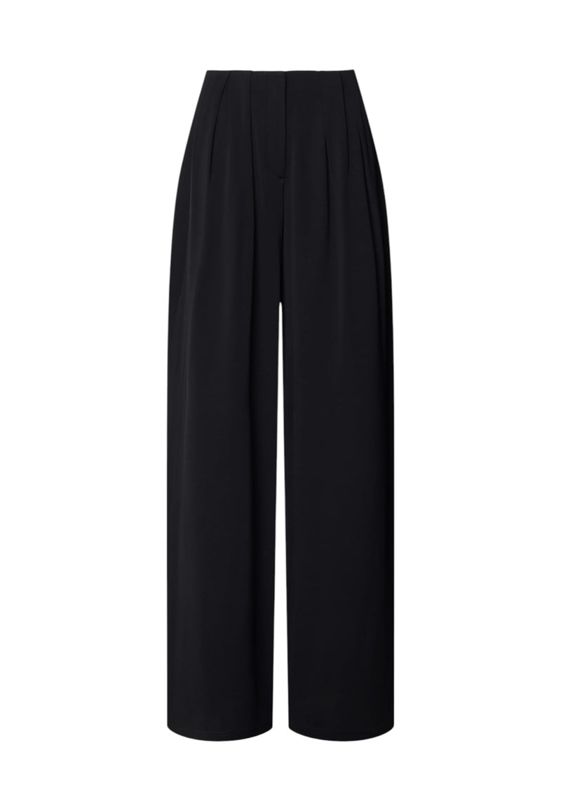 Pantalone con coulisse Donna Max Mara in jersey Nero