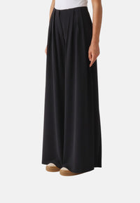 Pantalone con coulisse Donna Max Mara in jersey Nero