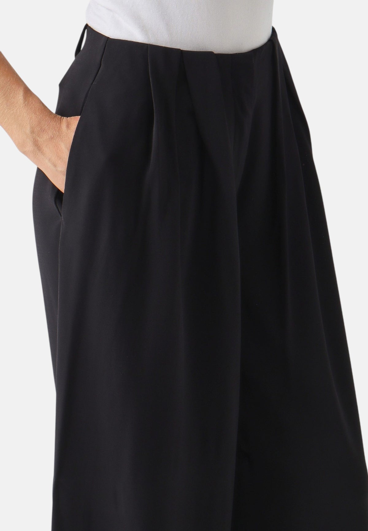 Pantalone con coulisse Donna Max Mara in jersey Nero