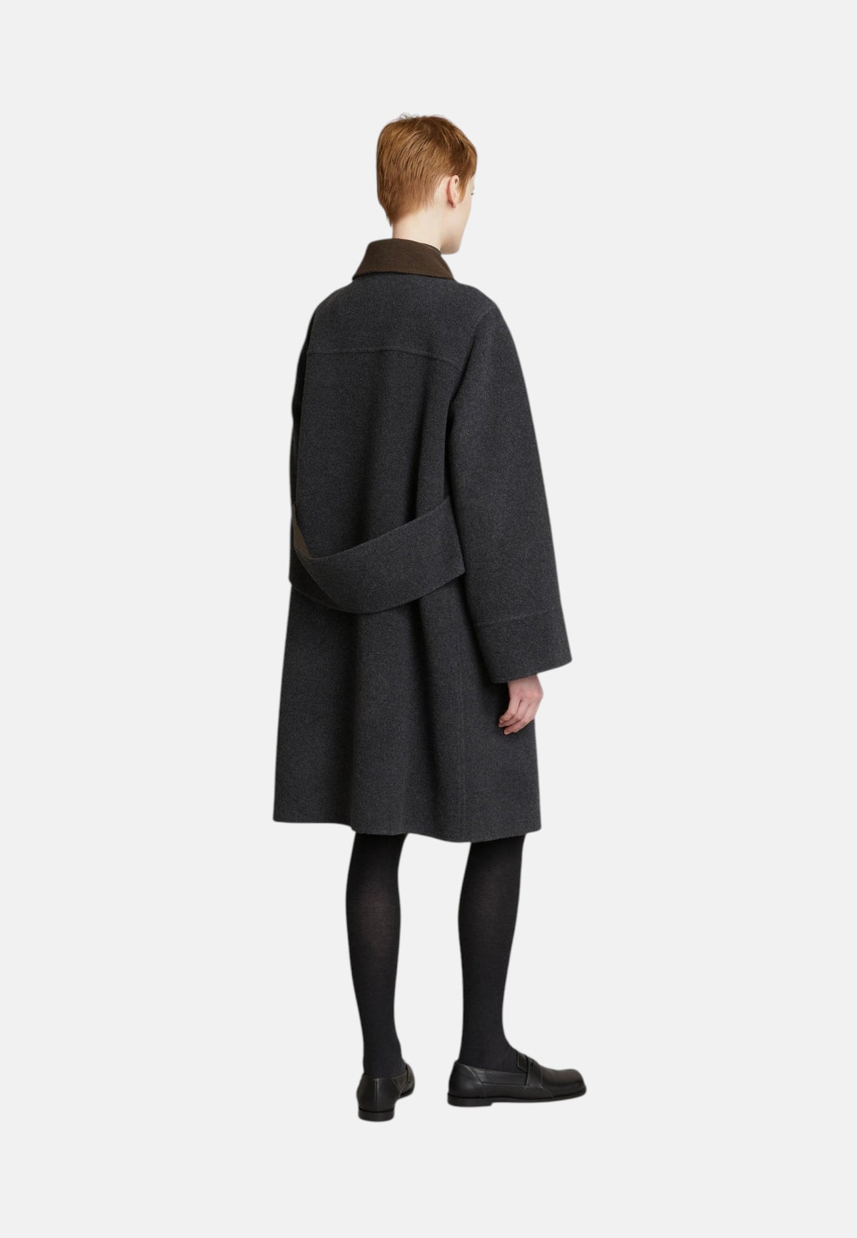 Cappotto in Lana Doppiopetto Donna Max Mara Antracite