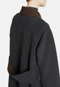 Cappotto in Lana Doppiopetto Donna Max Mara Antracite