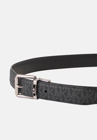 Cintura reversibile da Uomo Michael Kors Black/black