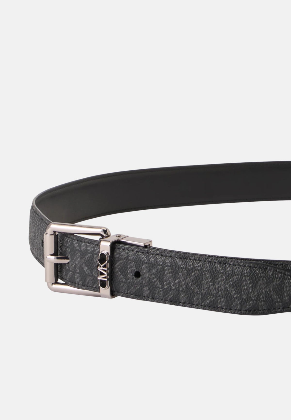 Cintura reversibile da Uomo Michael Kors Black/black
