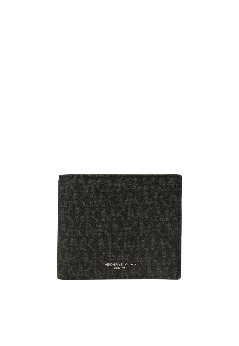 Michael Kors Portafoglio Greyson Uomo Nero Black
