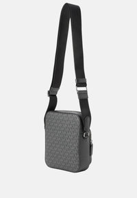 Borsello Borsa da viaggio Hudson mini con stampa logo Black