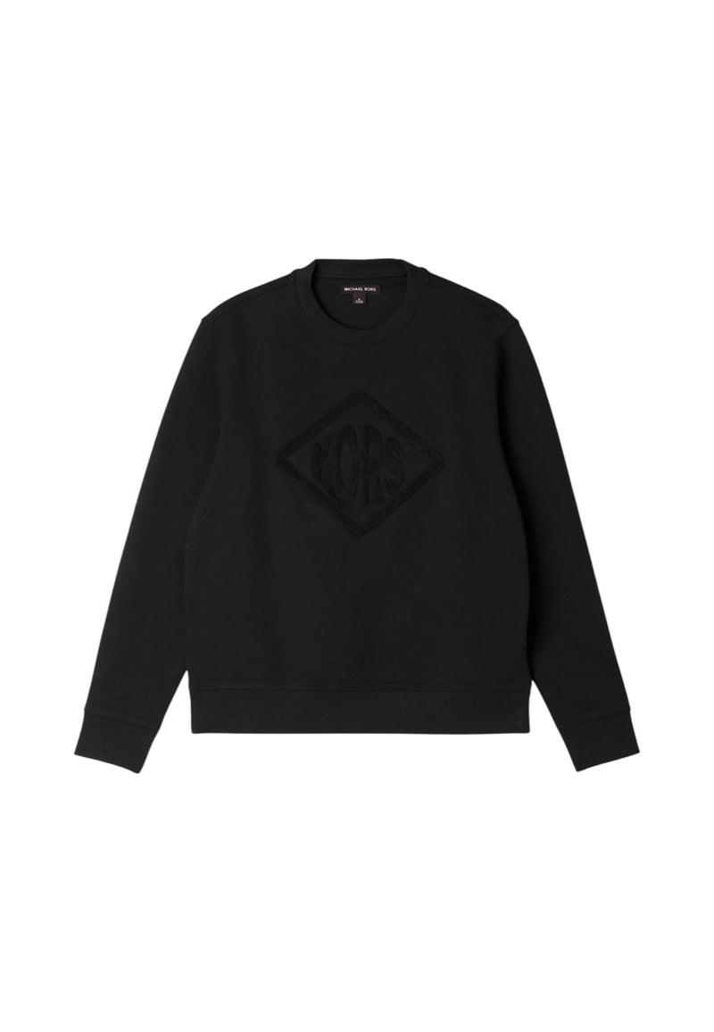 Maglione in misto cotone con logo Da Uomo Michael Kors Black