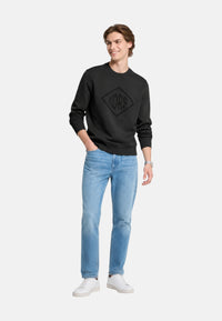 Maglione in misto cotone con logo Da Uomo Michael Kors Black