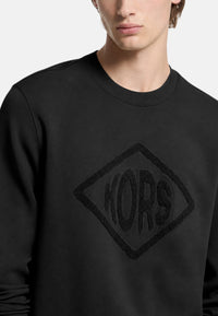 Maglione in misto cotone con logo Da Uomo Michael Kors Black