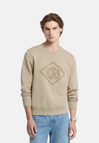 Maglione in misto cotone con logo Da Uomo Michael Kors Dusty Sage
