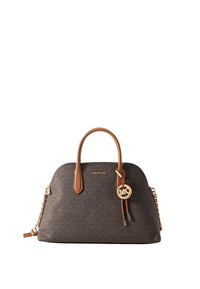 Borsa a mano da donna in similpelle Freddie Michael Kors Brown/acorn