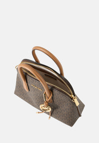 Borsa a mano da donna in similpelle Freddie Michael Kors Brown/acorn