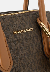 Borsa a mano da donna in similpelle Freddie Michael Kors Brown/acorn