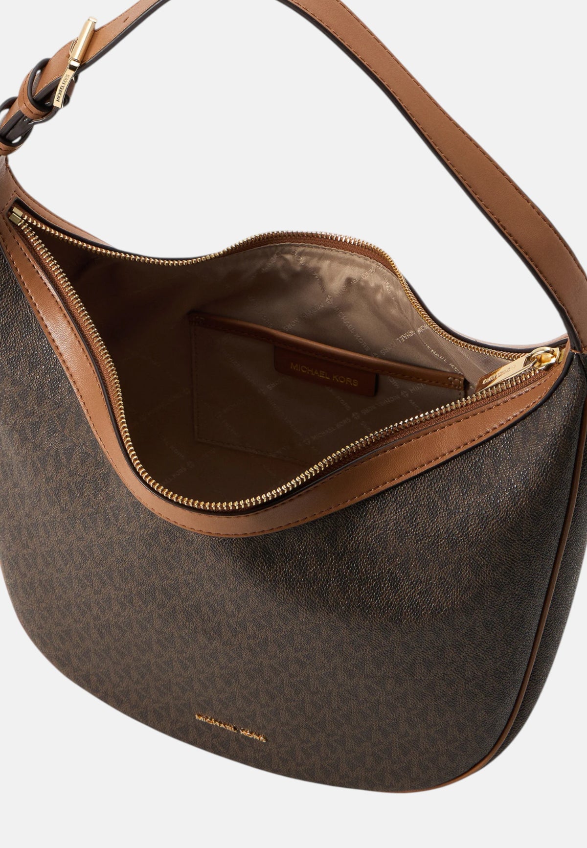 Borsa A spalla Michael Kors Brown/acorn