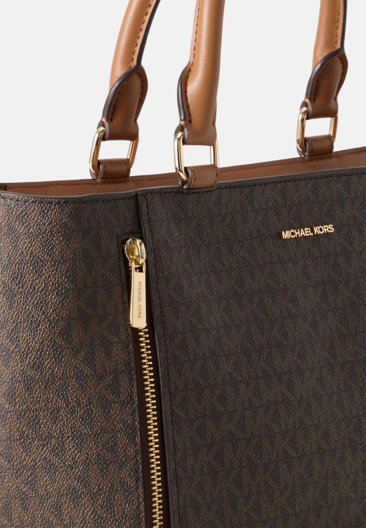 Borsa a mano Donna Michael Kors Brown/acorn
