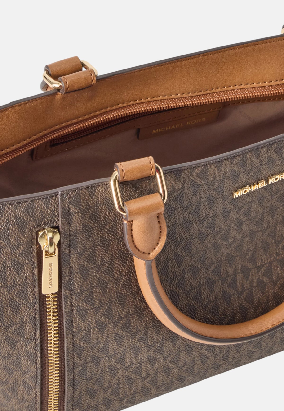 Borsa a mano Donna Michael Kors Brown/acorn