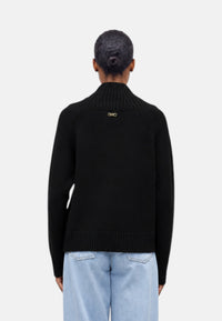 Maglione in misto cotone con logo Da Uomo Michael Kors Black