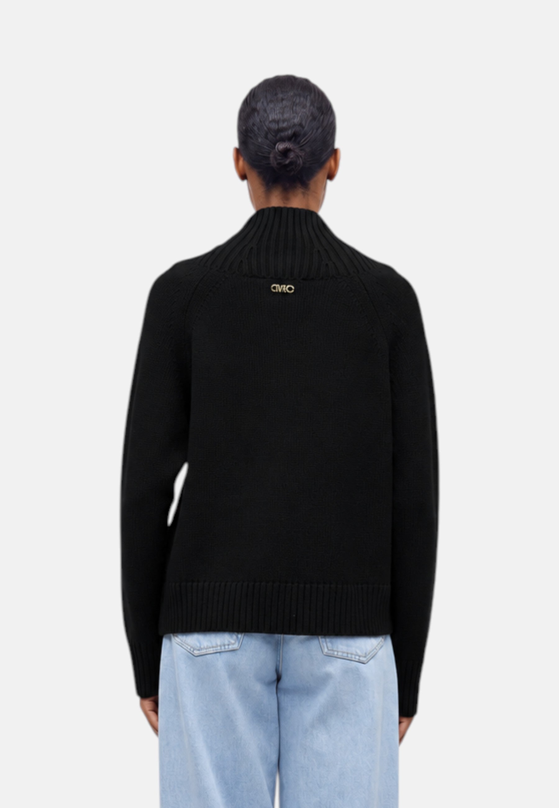 Maglione in misto cotone con logo Da Uomo Michael Kors Black