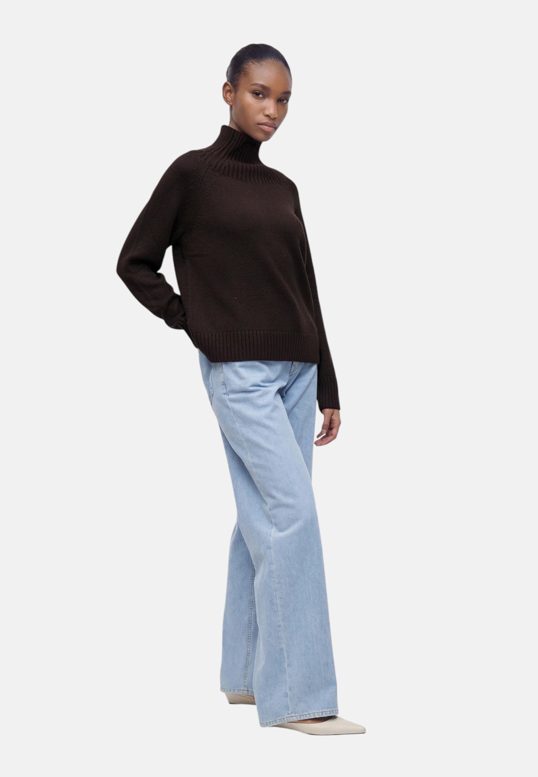 Maglione in misto cotone con logo Da Uomo Michael Kors Chocolate
