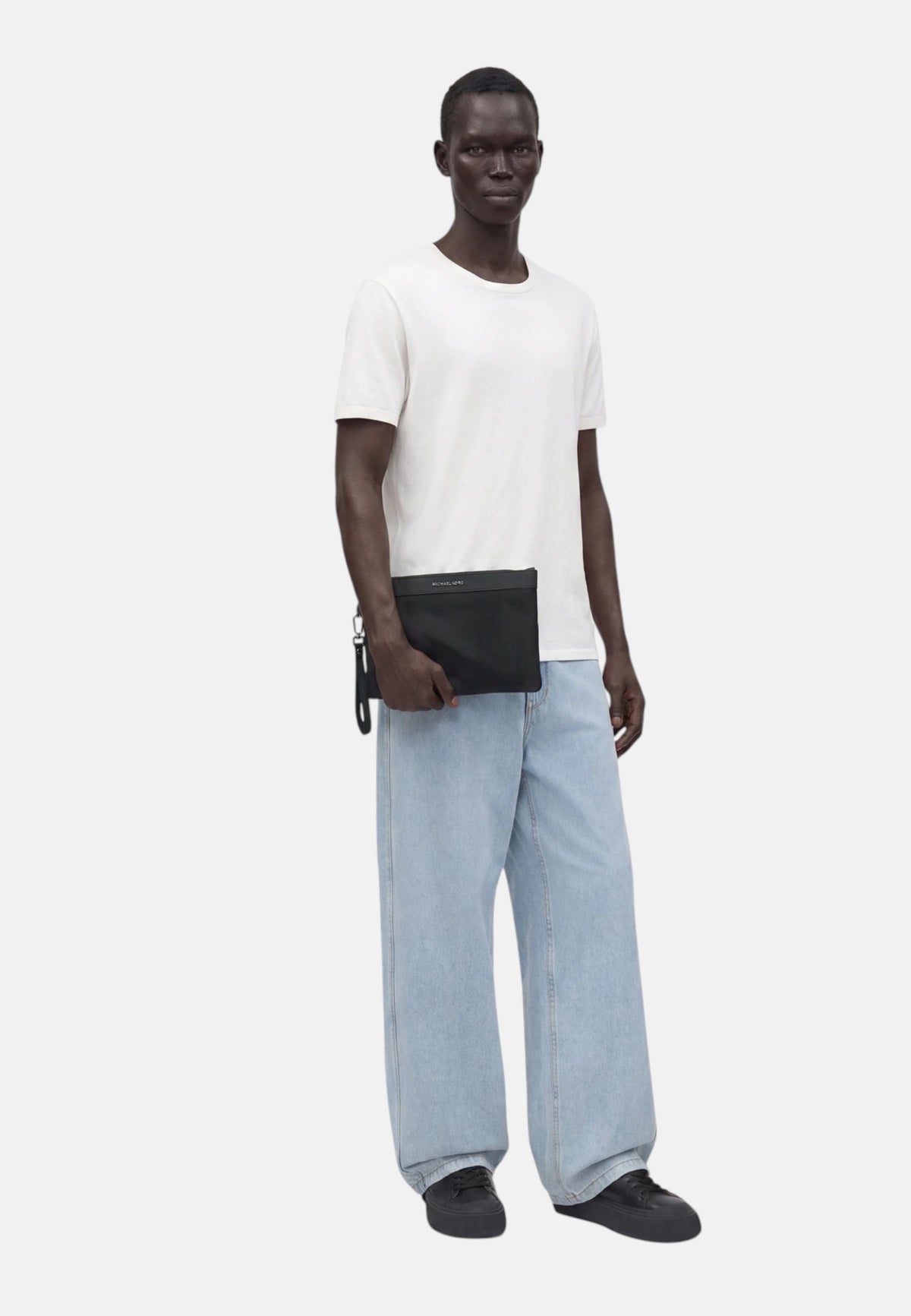 Pochette da viaggio Brooklyn in misto nylon Michael Kors Black