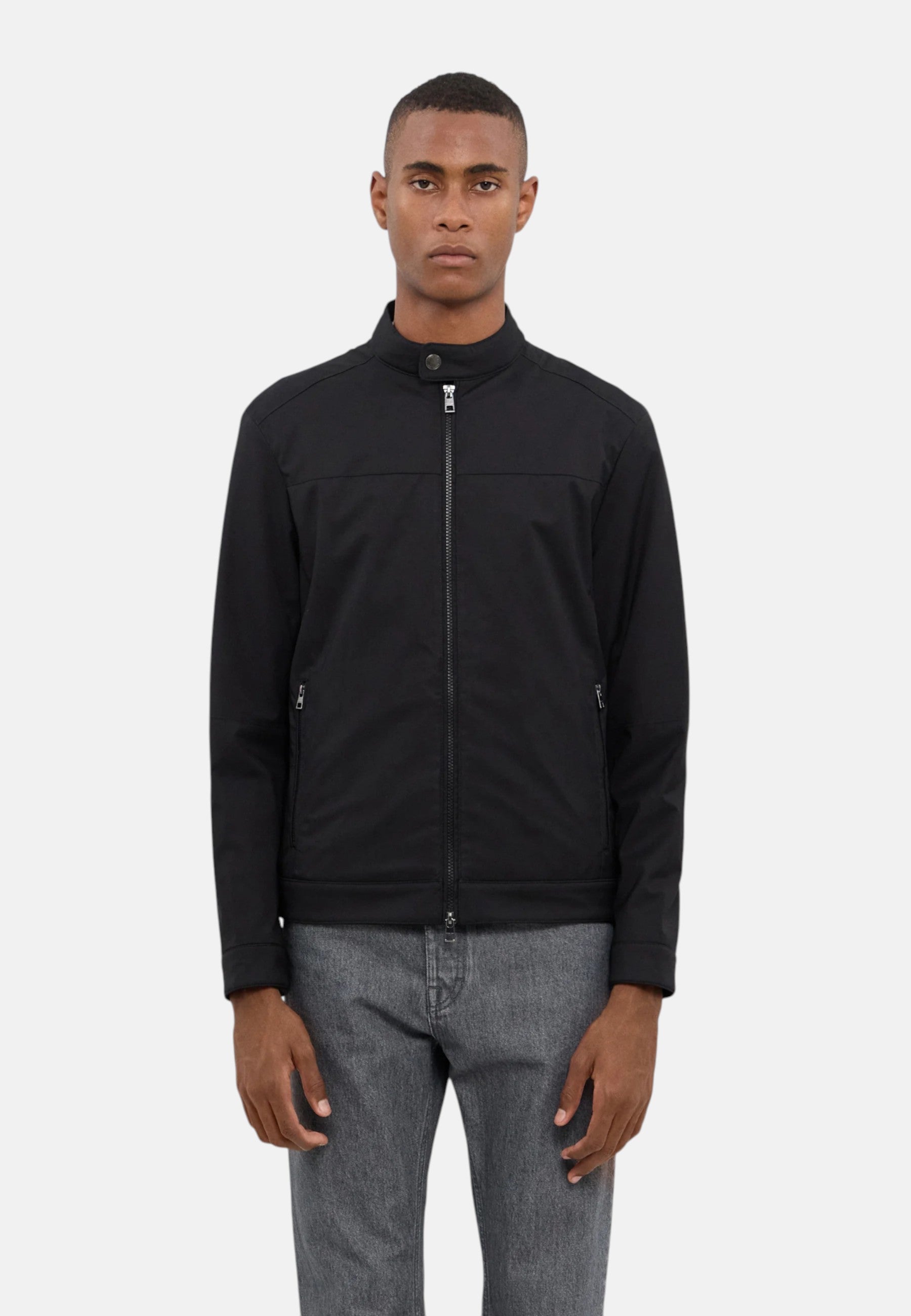 Giacca da Uomo in nylon racer Michael Kors Black