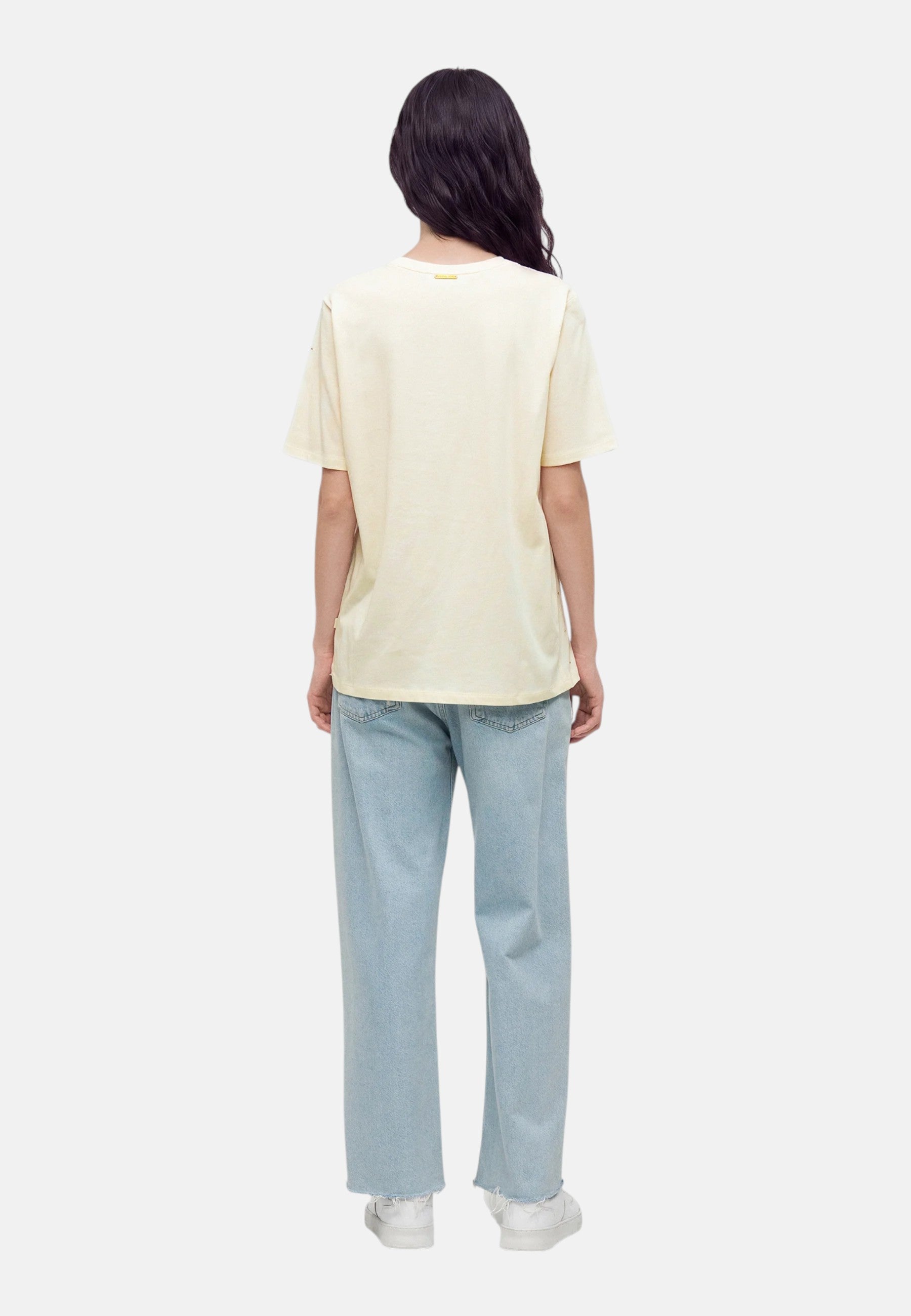 Michael Kors t-shirt da donna in cotone. Bone