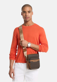 Borsello Uomo Michel Kors Brown/luggage
