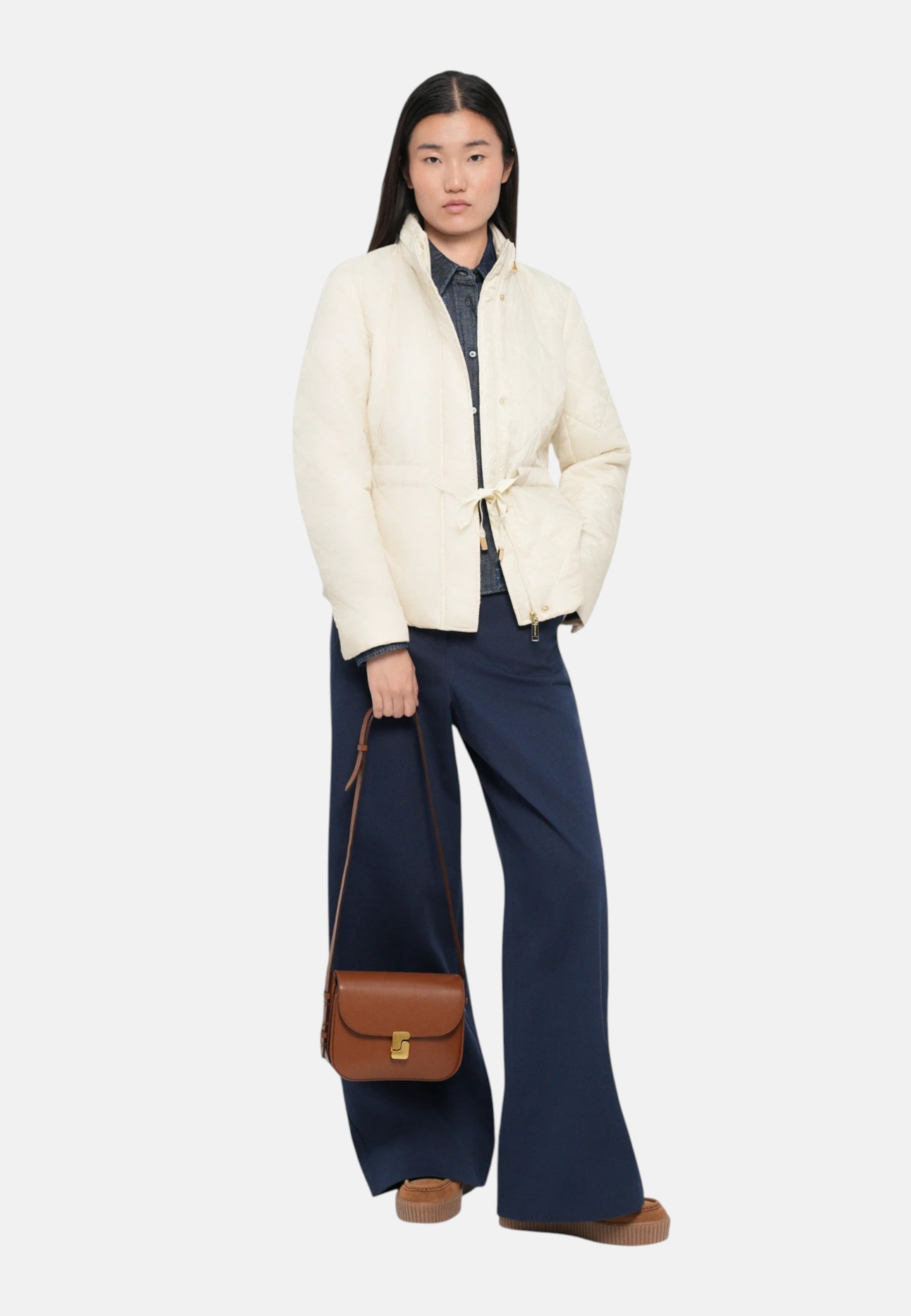 Giacca da Donna Regular Fit Michael Kors Soft Ecru