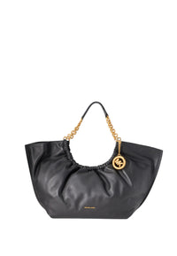 Borsa tote Indie grande in pelle da Donna Michael Kors Black