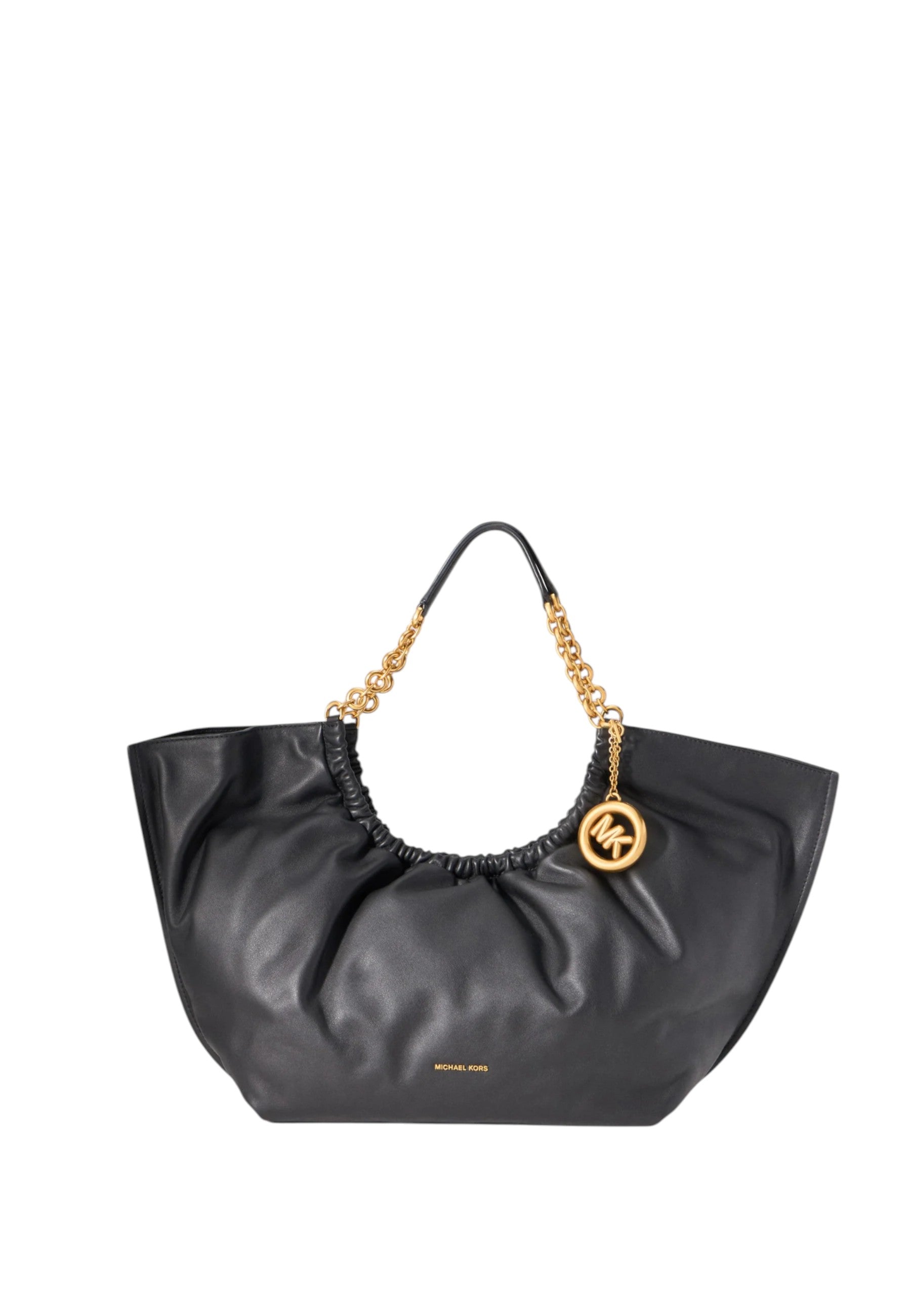Borsa tote Indie grande in pelle da Donna Michael Kors Black