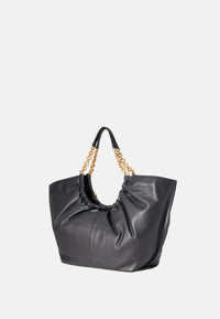 Borsa tote Indie grande in pelle da Donna Michael Kors Black