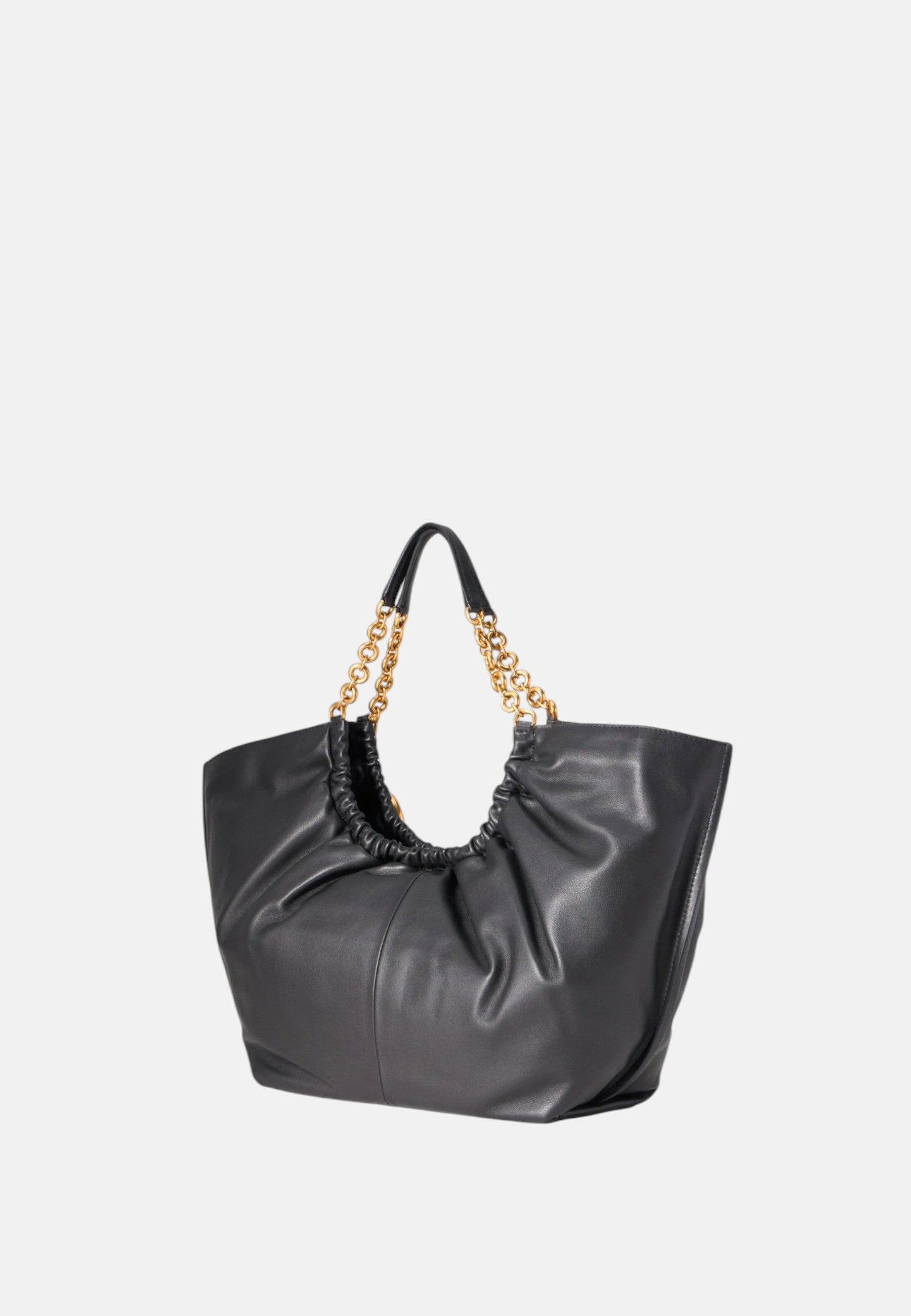 Borsa tote Indie grande in pelle da Donna Michael Kors Black