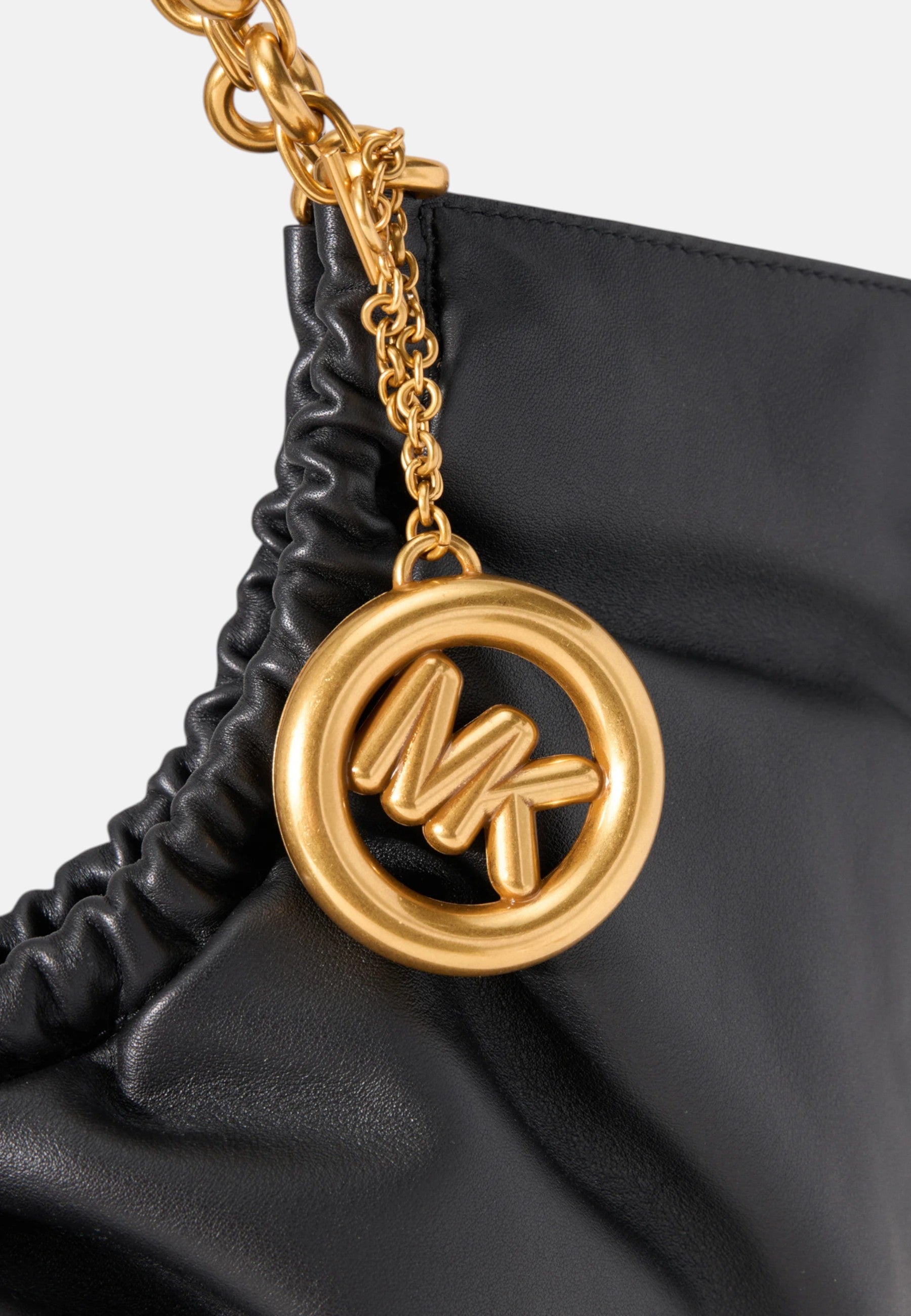 Borsa tote Indie grande in pelle da Donna Michael Kors Black