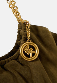 Borsa tote Indie grande in pelle scamosciata Michael Kors Loden