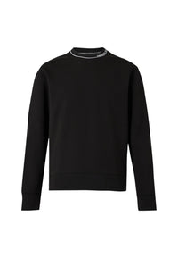 Pullover in misto cotone con logo da Uomo Michael Kors Black