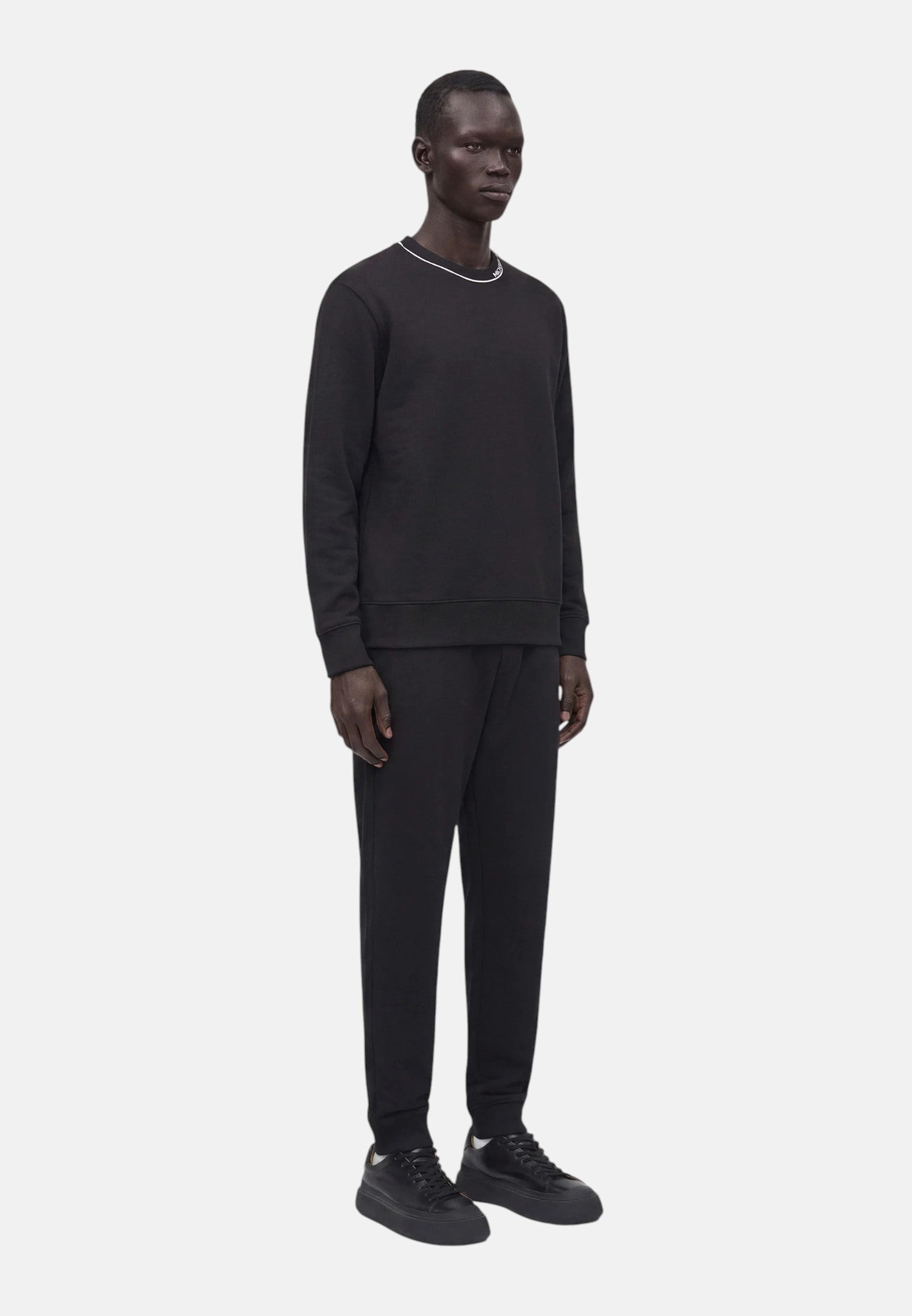 Pullover in misto cotone con logo da Uomo Michael Kors Black