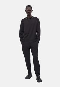 Pullover in misto cotone con logo da Uomo Michael Kors Black