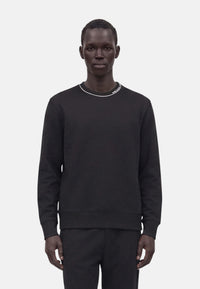 Pullover in misto cotone con logo da Uomo Michael Kors Black