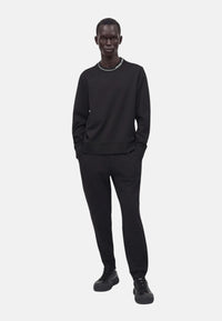 Pantaloni Joggers in misto cotone con logo Michael Kors Black