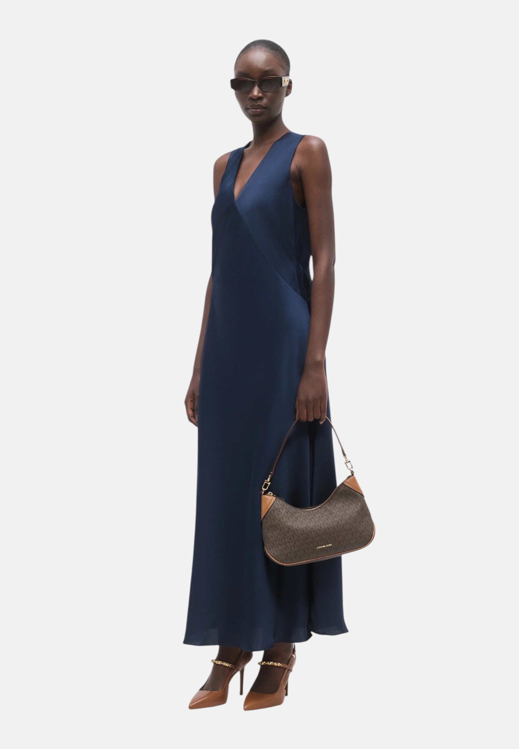 Michael Kors Laila Borsa a mano tela brown/acorn Brown/acorn