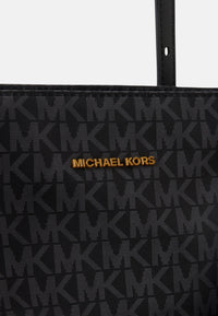 Borsa tote Zadie media con stampa logo Black