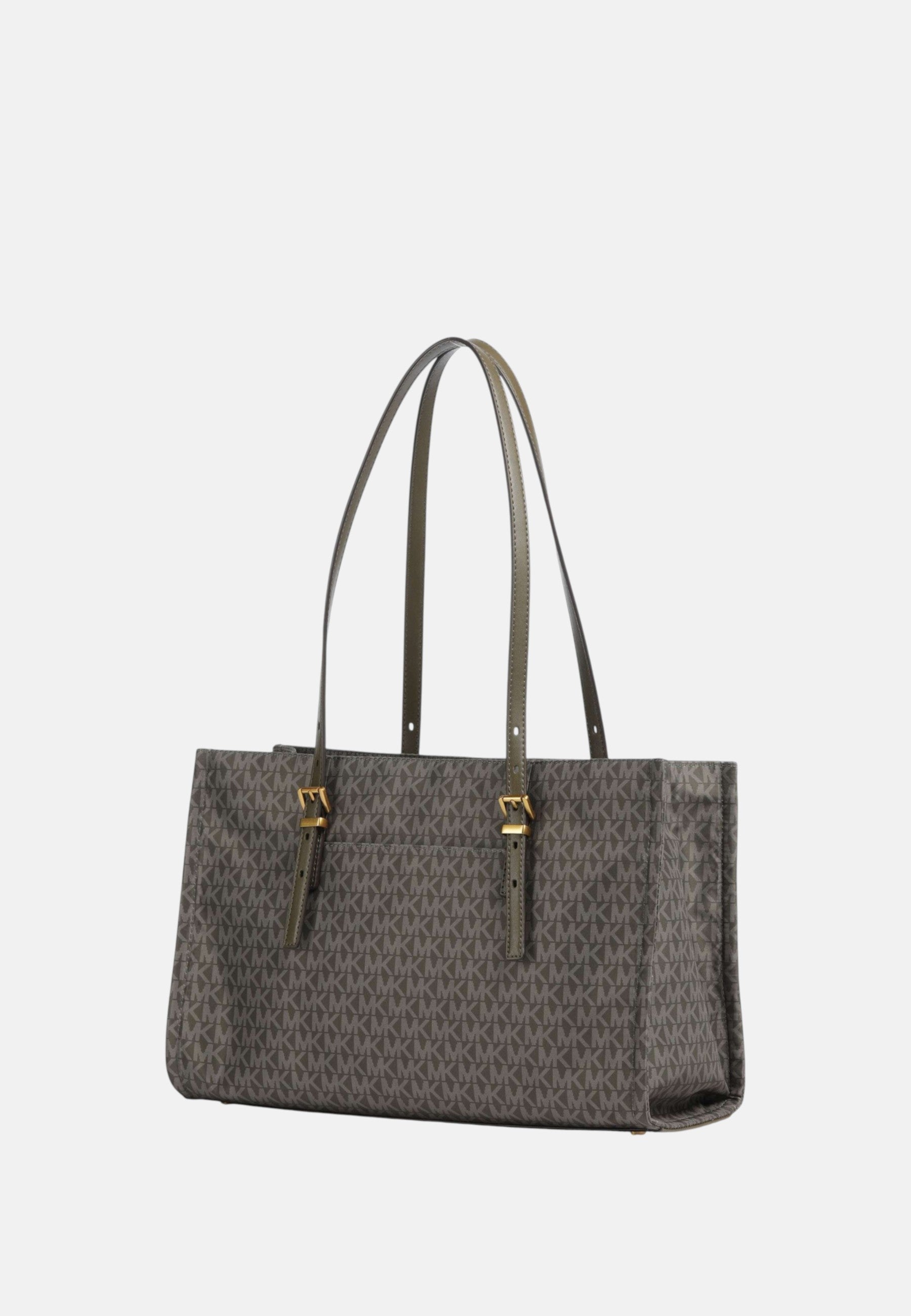 Borsa tote Zadie media con stampa logo Loden
