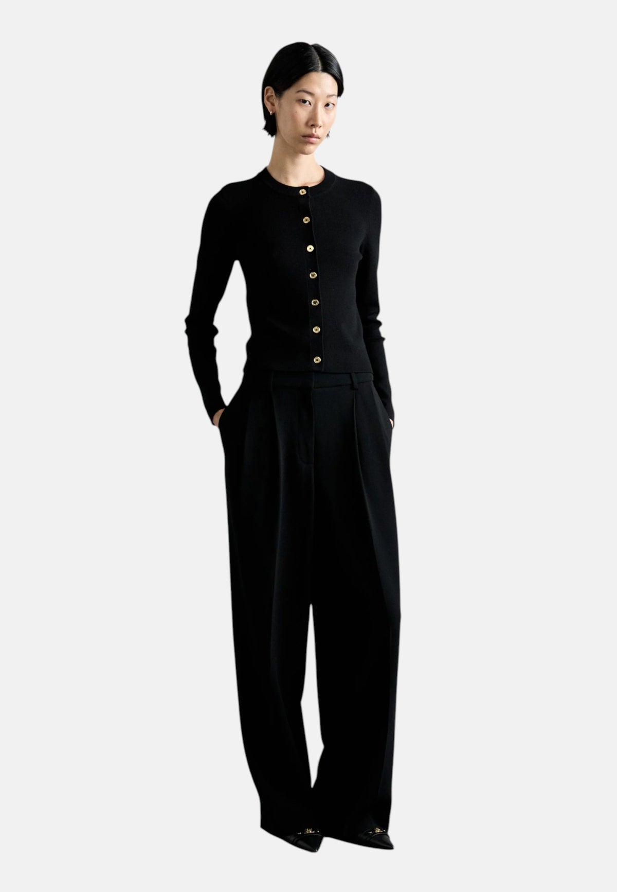 MICHAEL Michael Kors Cardigan Slim Fit da Donna Black