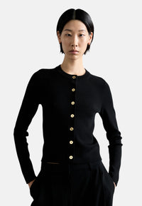 MICHAEL Michael Kors Cardigan Slim Fit da Donna Black