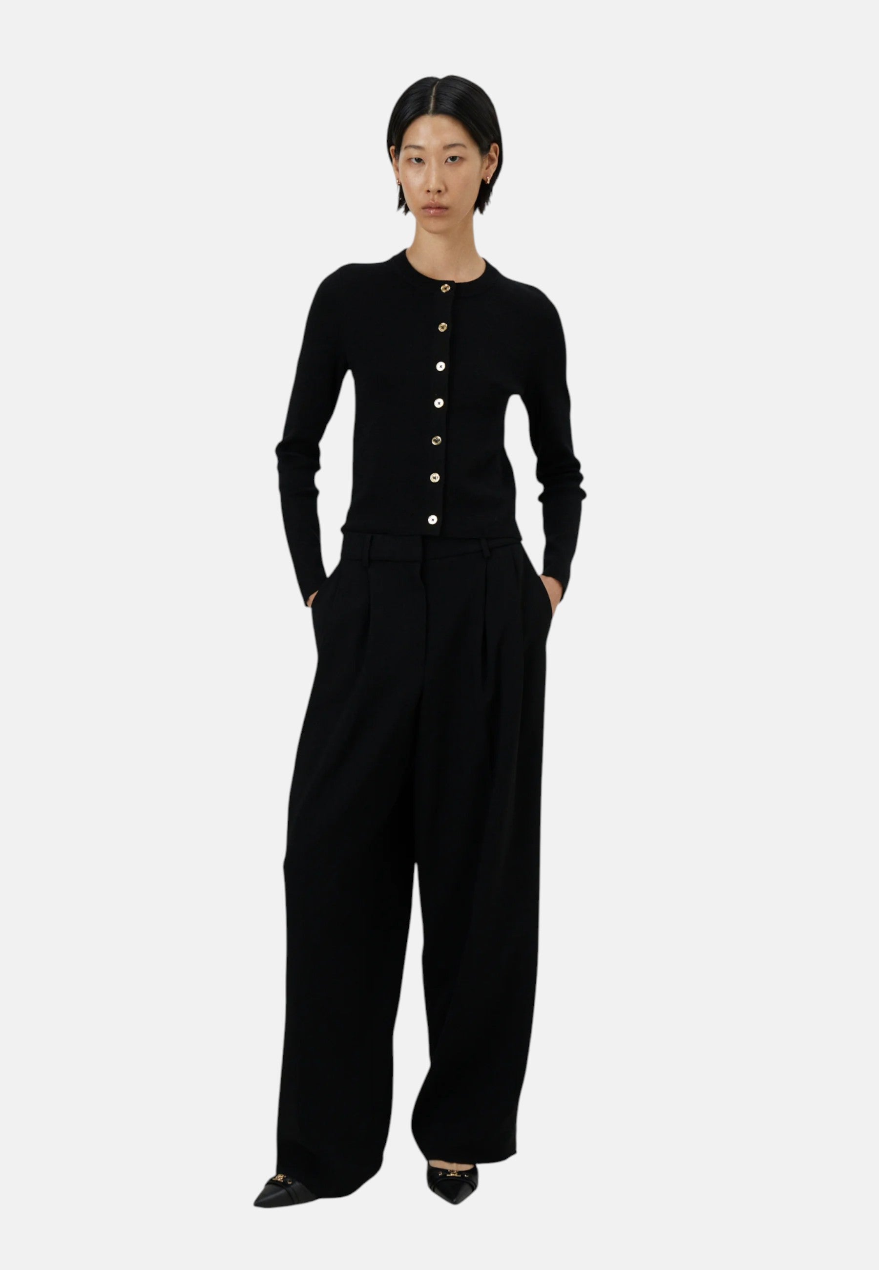 MICHAEL Michael Kors Cardigan Slim Fit da Donna Black