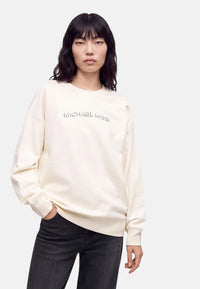 Michael Kors Maglione in cotone con logo in rilievo. Bone
